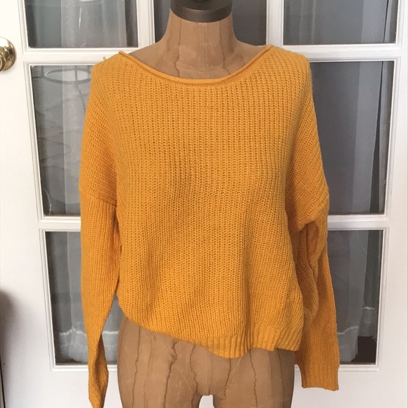 Tangerine Orange Sweater - Picture 3 of 3